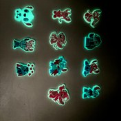 Resim Disney Stitch Ayakkabı Süsleri - Karanlıkta Parlayan Çıkarılabilir Ayakkabı Klipsleri, Bahçe, Plaj ve Parti Dekorasyonları için Karışık Renkler DIY Ayakkabı Aksesuarları, Disney Hayranları İçin | Canlı Aksesuar | Parlak Yüzey 