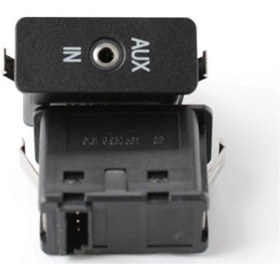 Resim Aux Yardımcı Ses Soketi 6930561 Bmw 1 3 5 6 7 X3 X5 Serisi E60 E61 E81 E87 E90 Ses Aux Giriş Soketi Fişi 