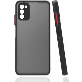 Resim Samsung Galaxy A03S Kılıf Hux Kamera Korumalı Silikon Siyah 