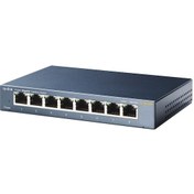 Resim Tp-Lınk 10/100/1000Mbps 8Xport %72 Güç Tasarruflu Çelik Kasa Swit 