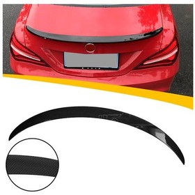 Resim Mercedes Cla W117 Bagaj Üstü Spoiler Parlak Siyah Spoyler Plastik İthal 2013-2019 