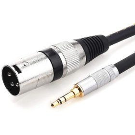 Resim 3.5 mm Stereo to Xlr Erkek Kablo 5 metre 