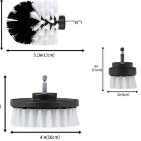 Resim Fixonic B.h.d. Bhd00900 Matkap İle Kullanılan 3'lü Temizlik Fırça Seti 