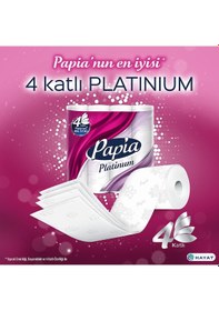 Resim Papia Tuvalet Kağıdı 4 Katlı 32 Li Pk Platinum 