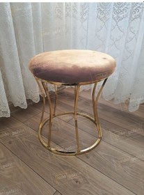 Resim Kum Saati Düz Makyaj Pufu Gold Vizon 