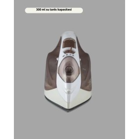 Resim Butik Bfs Buharlı Ütü 2200W Seramik Taban 300 ml Kahverengi Dikey Ütüleme 