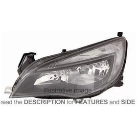 Resim Far Astra J 2010-2012 Gündüz Farlı Siyah Sol Oem No:1216724 