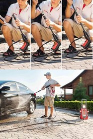 Resim AboutThePerfect Yüksek Basınçlı Bakır Motorlu Bahçe ve Oto Temizleme Makinesi 