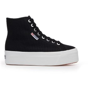 Resim Superga 2708 Hi Top Kadın Siyah Bilekli Sneaker 