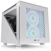 Resim THERMALTAKE Divider 200 TG CA-1V1-00S6WN-01 Gaming Micro ATX PC Kasası Beyaz 