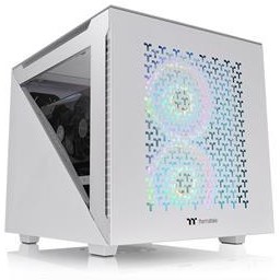 Resim THERMALTAKE Divider 200 TG CA-1V1-00S6WN-01 Gaming Micro ATX PC Kasası Beyaz 