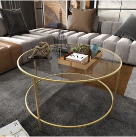 Resim incimetal Inci Metal Design Gold Muna Orta Sehpa 