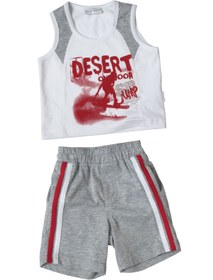 Resim Andy Wawa 6-9 Ay, Tek Beden, Erkek Bebek Penye Yazlık Tshirt Şort Takım 