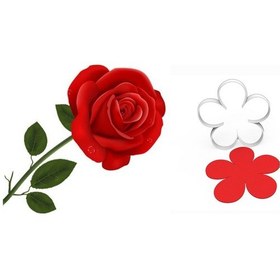 Resim Kolay Gül Çiçek Yapım Kalıbı 38 Mm 