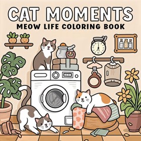 Resim 1 adet Kedi Anıları Yetişkin Renkli Kitap Orijinal Renkli Sayfalar, 24 Sayfa Tek Taraflı Baskı, Kedi Boyama Resim Kitabı Net Çizgiler ve Zarif Desenler ile - Aile ve Arkadaşlar için Mükemmel Hediye, Paskalya, Cadılar Bayramı, Şükran Günü, Noel vb. Parti Hediyesi 