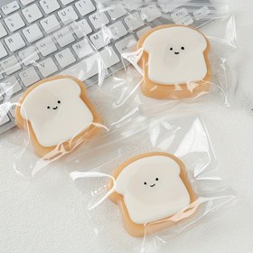 Resim 1 Adet Ultra-Yumuşak Squishy Tost Oyuncak, Sınıf Arkadaşları ve Öğrenciler için Ofis Masaları, Paskalya ve Doğum Günü Partileri İçin Mükemmel Hediye, Etkileşimli Oyuncağı, Parlak Bitişli Eğlenceli Tasarım 