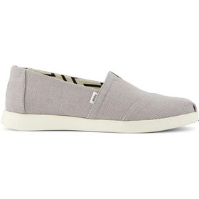 Resim Espadril / Keten Kadın 10021572 Toms Hrtg Cvs Wm Alplus Esp Drizzle Grey Grey Gri 
