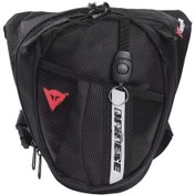 Resim Erkek ve Kadın Motosiklet Nylon Düşük Bel Bacak Çantası - Ayarlanabilir Askı, Çok Fonksiyonlu Açık Hava Bisiklet Çantası, Anahtar Tutucu, Siyah Poliamid Malzeme, Tüm Araçlar İçin Aksesuar, Açık Hava Ekipman Çantası | Ayarlanabilir Askı Çantası | Dayanıklı Fermuar Kapatma, Motosiklet Aksesuarları 