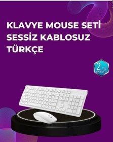 Resim Ofis Ve Ev Kullanımı İçin Kablosuz Klavye Fare Seti - Ergonomik Ve Pratik 