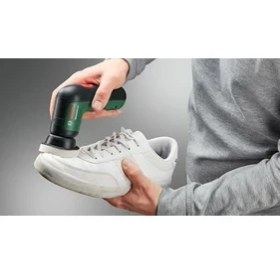 Resim And Akülü Elektrikli Temizleme Fırçası Universalbrush (3.6 Ah Dahili Akü, 1 Mikro USB Şarj Cihazı ve 4 Temizleme Aparatı Dahildir, Karton Pakette) 