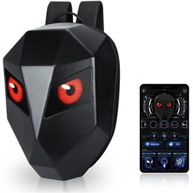 Resim KTK Büyük boy Led gözlü motorsiklet çantası 