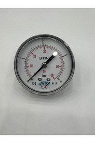 Resim SCOTT Ø 40 mm Gliserinli Tip Manometre 1/8'' Arkadan Bağlantılı 304 Inox Pirinç ( 0 .....4Bar ) 