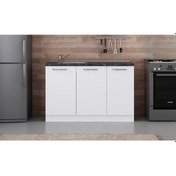 Resim Minar 130 Cm Mutfak Dolabı Beyaz 130-B1-Alt Modül Beyaz 