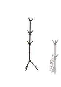 Resim Microcase Metal Portatif 9 Asma Bölmeli Elbise Kıyafet Askısı Al5481 Siyah 