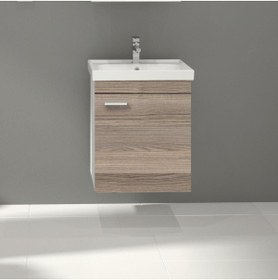 Resim DENKO Terra 50 Cm Mdf Alize Banyo Dolabı Alt Modül Ve Lavabo 