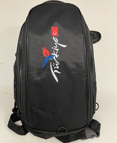 Resim Motosiklet Sırt Cantası Siyah Büyük Boy Siyah 