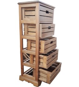 Resim Ahşap Modern Sebzelik 