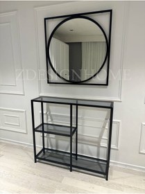 Resim zdesignhome 85 Cm Ayna + 90x25x100 Cm Dresuar Takım Z08 