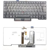 Resim Lenovo Uyumlu ThinkPad X1 Carbon - Gen 1 Klavye - Türkçe Siyah - Işıklı 
