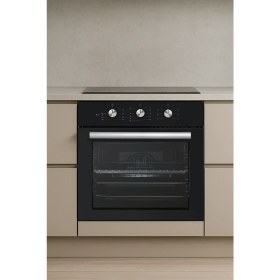 Resim Kumtel Siyah Cam Ankastre Fırın 6 Prog. Piliç Çevirme B66-SGF2(MT) 