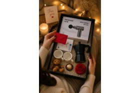 Resim Artopio Air Pro 2 Anc Bluetooth Kulaklık + Moka Pot 3 Fincan + Şarjlı Masaj Tabancası |sevgiliye Hediye Seti | 