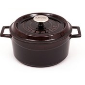 Resim Lava Premium 24 CM Mor Yuvarlak Tencere 