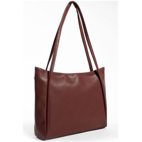 Resim Nou Çift Saplı Salaş Model Vintage Shopper El Ve Omuz Çantası 