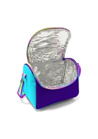 Resim Coral High Rainbow Fermuarlı Mor Desenli Kız Çocuk Isı Yalıtımlı Beslenme Çantası Ve Kalemlik Seti 