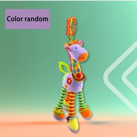 Resim Elmpaly Mor Cüce Zürafa Oto Aksesuarı Polyester Araç Dekoru 