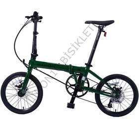 Resim Dahon 2026 K9 16 Jant Katlanır Bisiklet Yeşil 