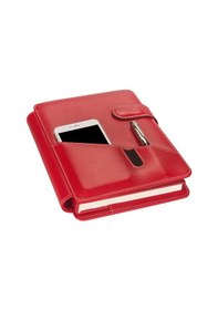 Resim Organizer Ajanda Tarihsiz Kareli 20x26 CM - Kırmızı 