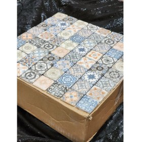 Resim Atölye Öğretmenim Desenli Cam Mozaik 32x32 cm Renkli Detaylarla İç Mekan Dekorasyonu İçin Tek Parça 