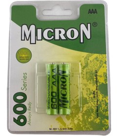 Resim Micron Aaa Sıze 600 Mah Ni-mh Şarjlı Pil Mıcron 2 Ad. Fiyatıdır .şarjlı Pil Ihtiyacınıza Ekonomik Çözüm 