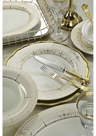 Resim Royal Canterbury Gold Smith Yemek Takımı 60 Parça 