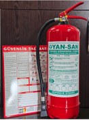 Resim YAN-SAN 6 KG YANGIN SÖNDÜRME CİHAZI ( AFF KÖPÜK) ve YANGIN GÜVENLİK TALİMATI 