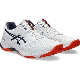 Resim Asics Netburner Ballistic Ff 3 Erkek White/Guava Voleybol Ayakkabısı 1051A073-105 