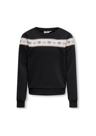 Resim Only Kogellıs Short L/s Eye O-neck Swt Kız Çocuk Siyah Sweatshirt - 15303568 