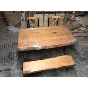 Resim Bintaşmobilya Kütük Masa Bank Tonet Sandalye Takımı 