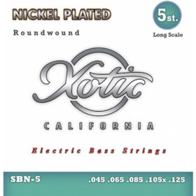 Resim Xotic SBN-5 Nickel Plated Bad Gitar Teli (45-125) 