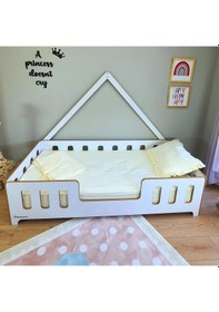 Resim Markaawm Grozny Montessori Yatak Mdf Bebek Ve Çocuk Karyola Akçaağaç 